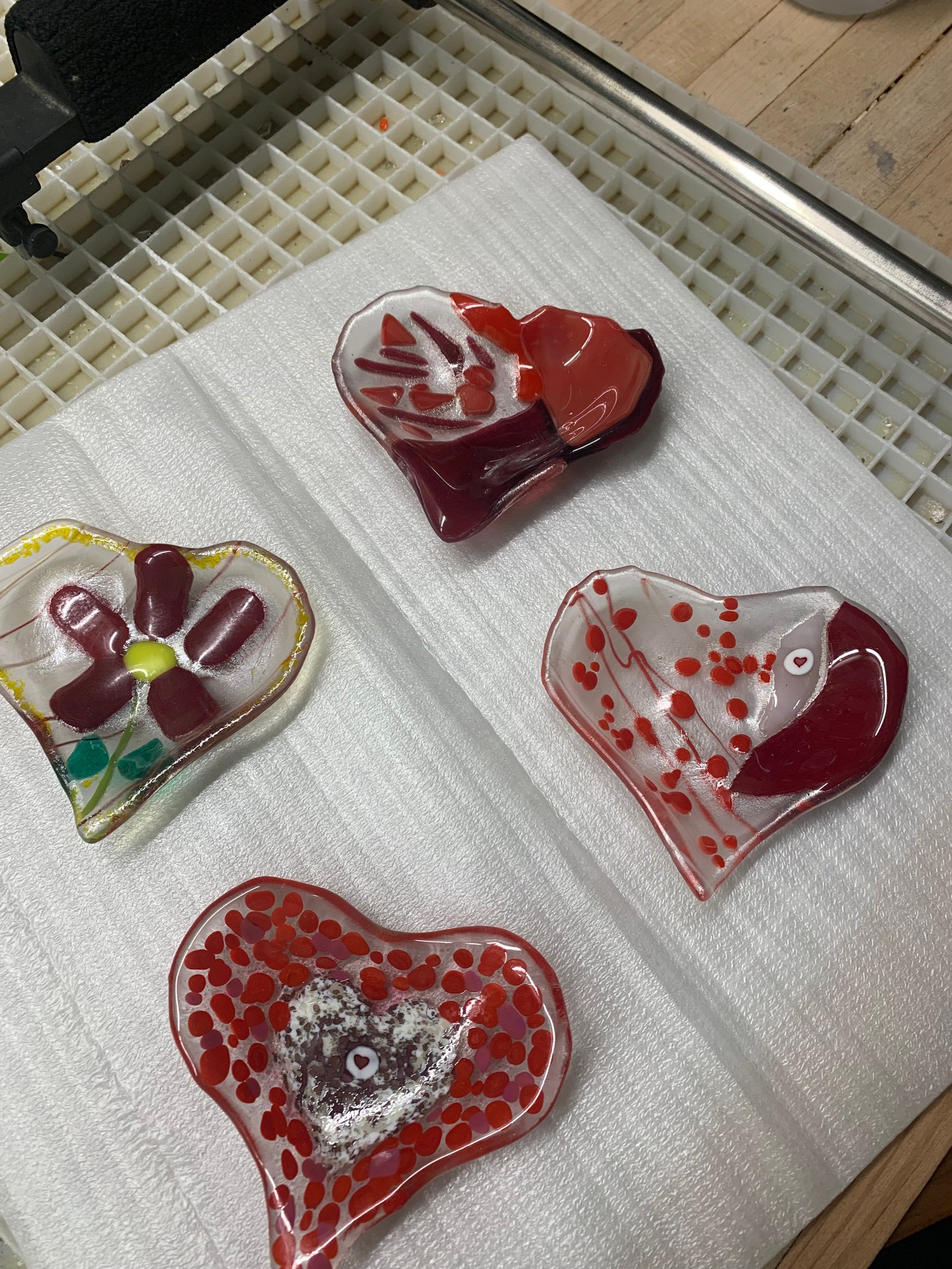 Fused Glass Heart