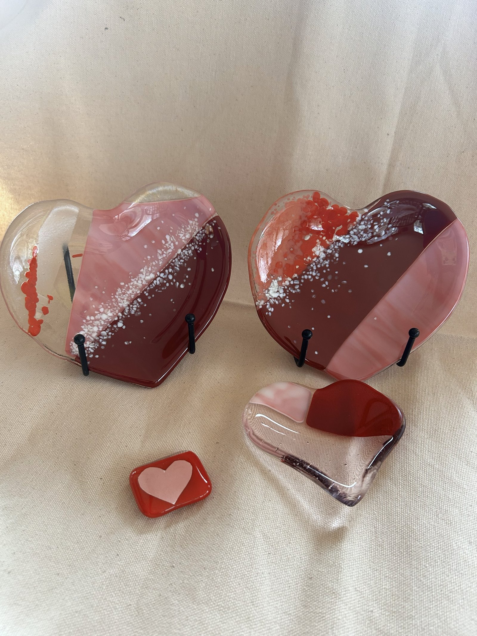 Fused Glass Heart