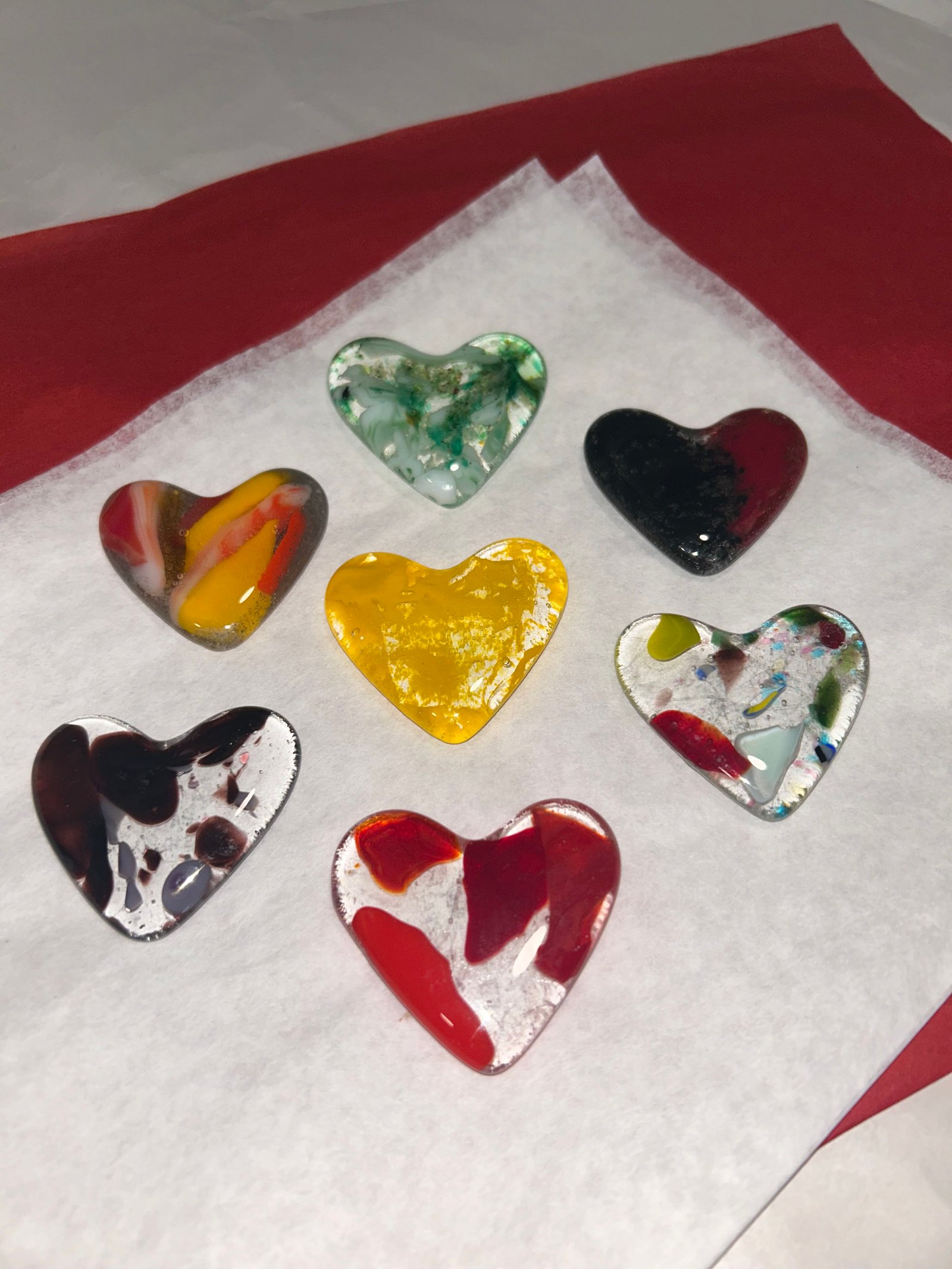 Fused Glass Heart