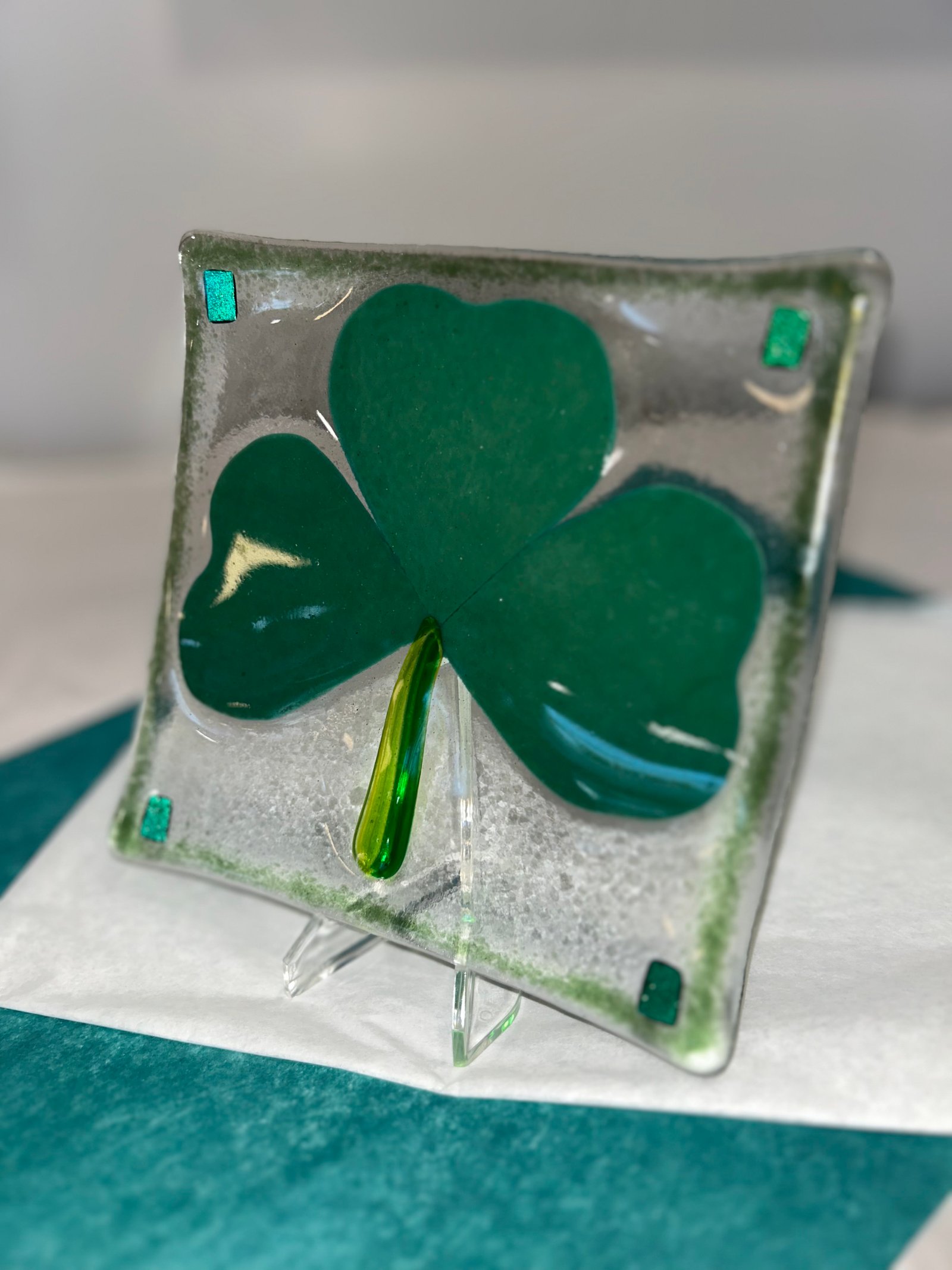 Glass Shamrock