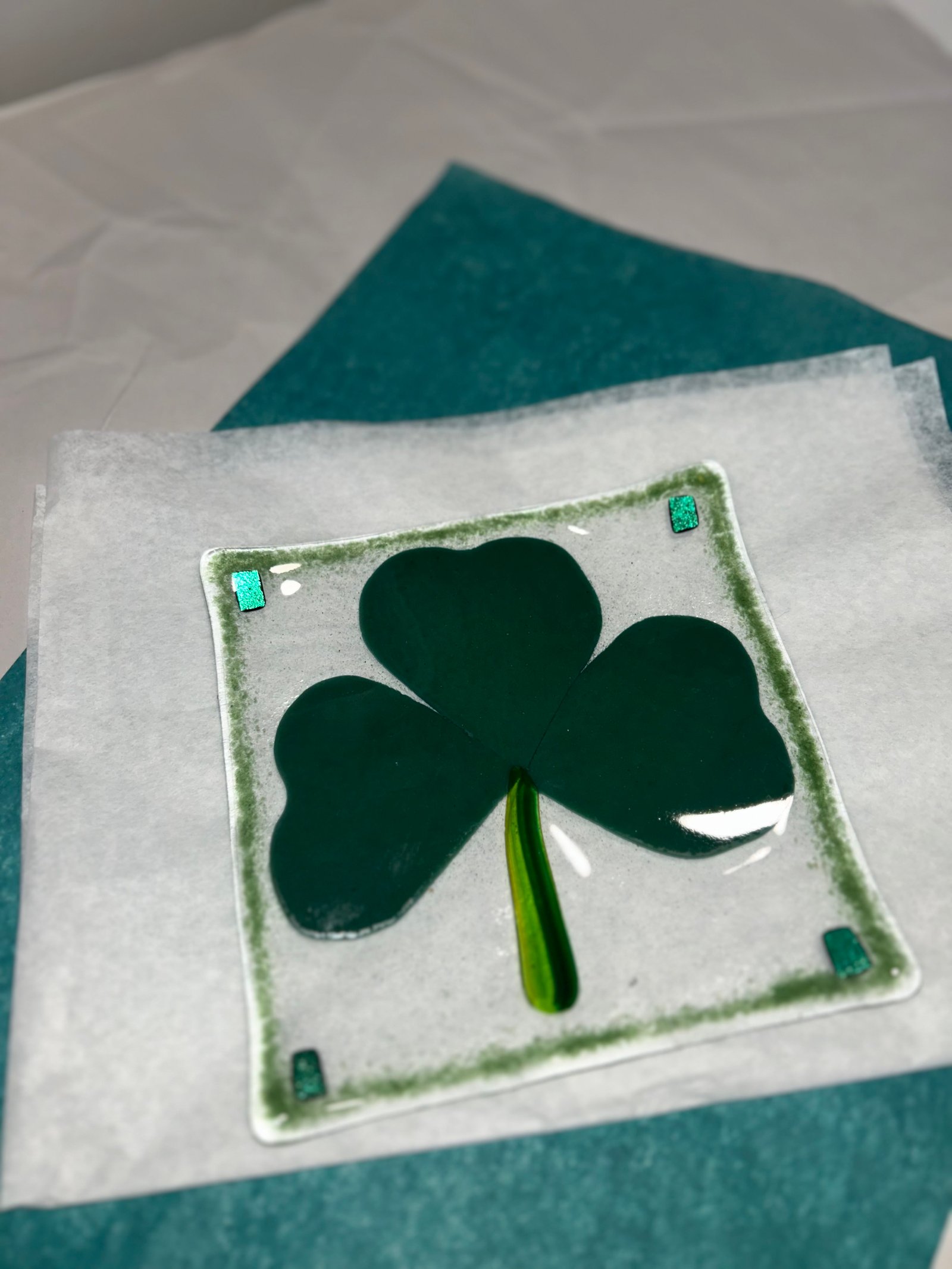 Glass Shamrock
