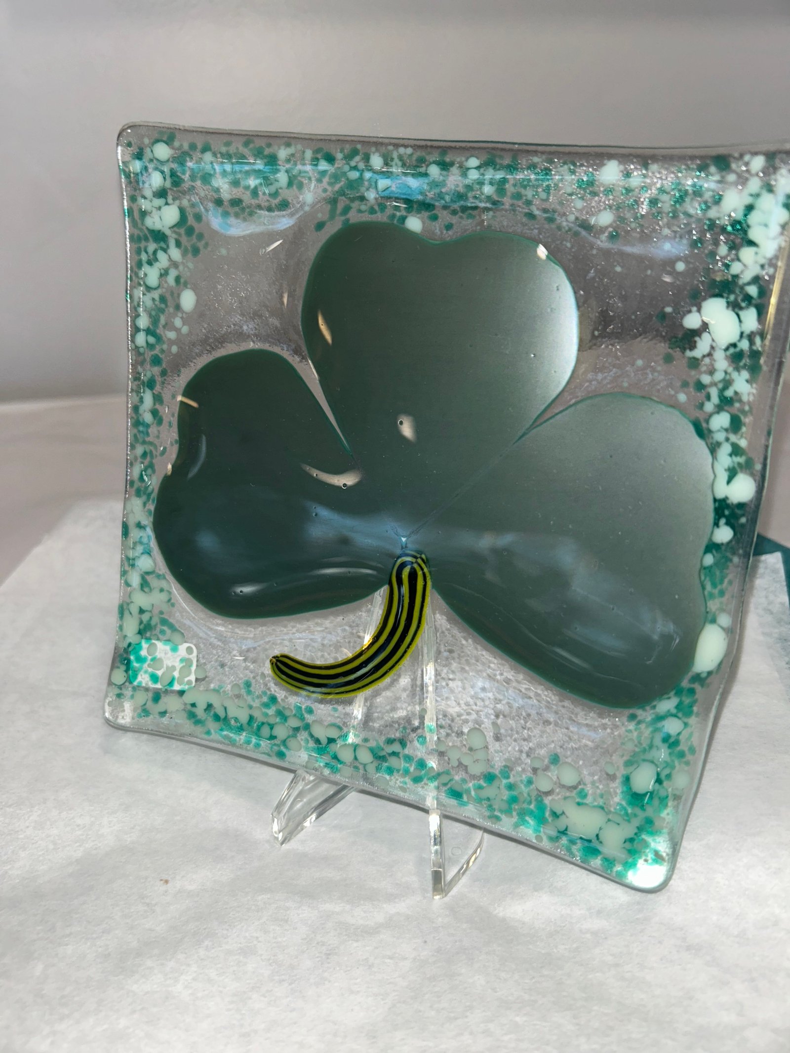Glass Shamrock
