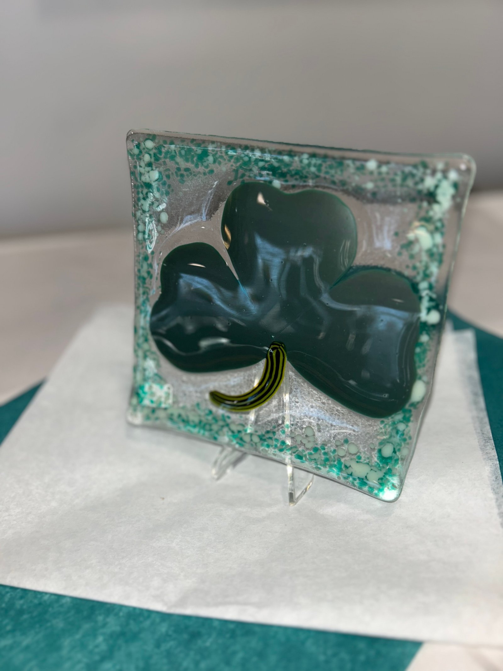 Glass Shamrock