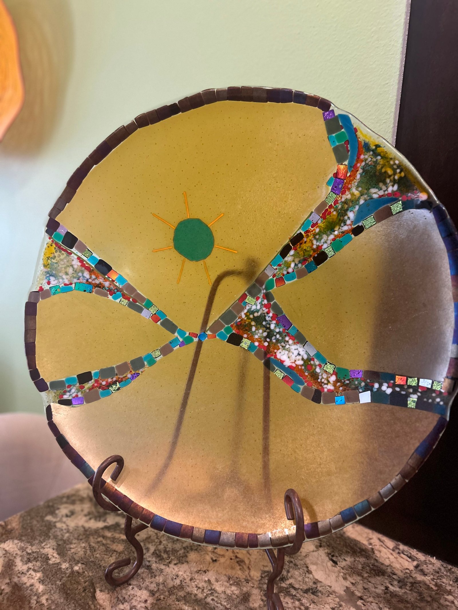 Carol Ann's fused glass